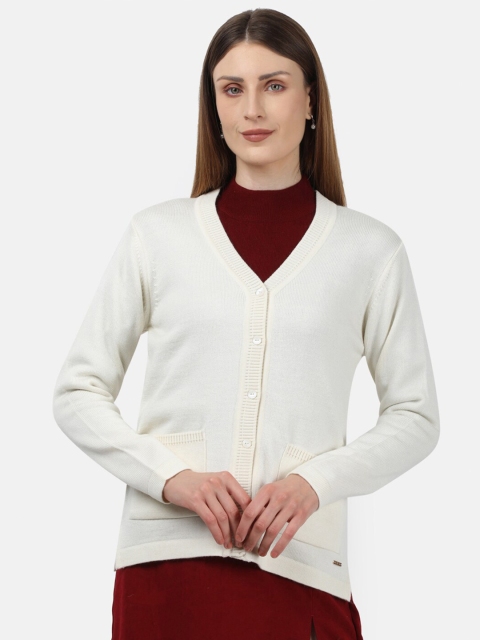 

Monte Carlo Women Off White Cardigan