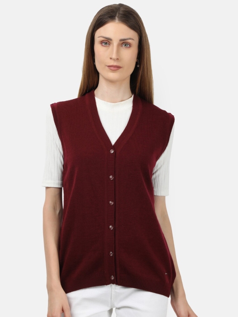 

Monte Carlo Women Maroon Cardigan
