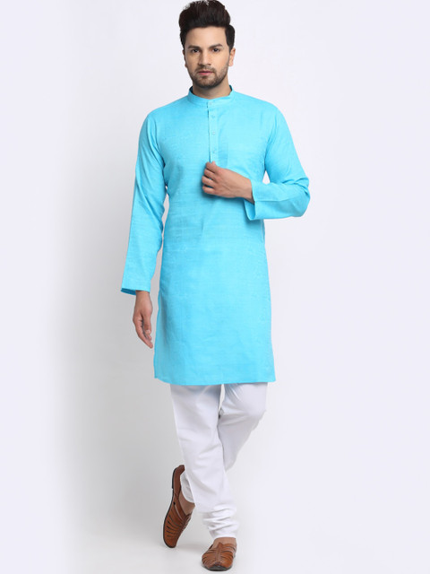 

NEUDIS Men Blue Kurta