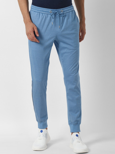 

Louis Philippe Sport Men Blue Solid Joggers