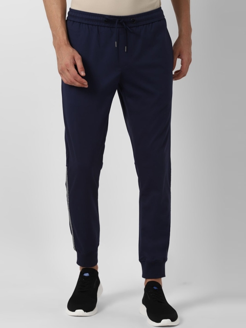 

Louis Philippe Sport Men Navy Blue Solid Joggers