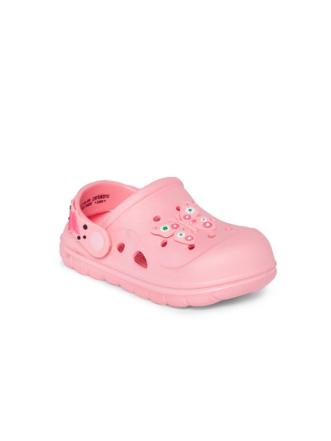 

Pantaloons Junior Girls Pink & Blue Printed Rubber Clogs