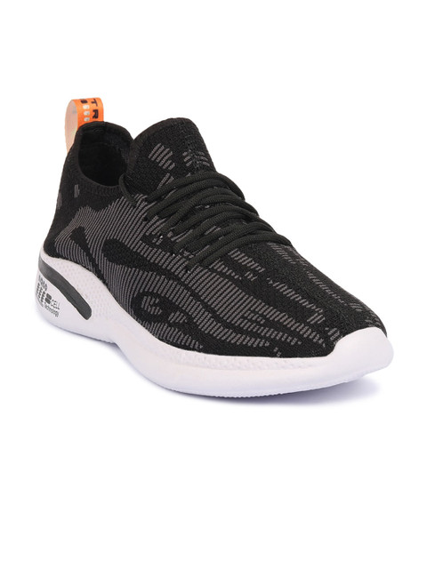 

M7 by Metro ut Men Black Woven Design Sneakers