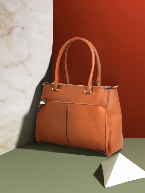 

Accessorize Tan Structured Shoulder Bag