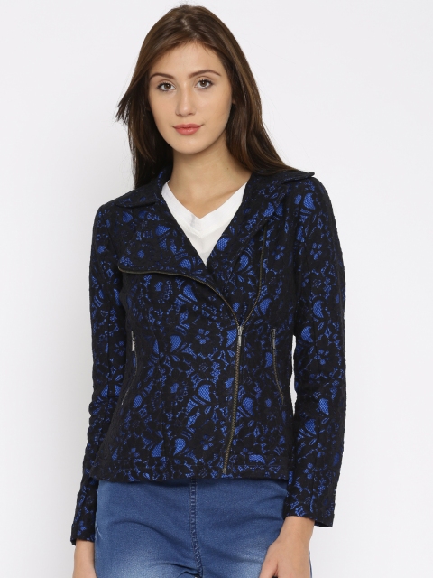 

Vero Moda Black & Blue Lace Jacket