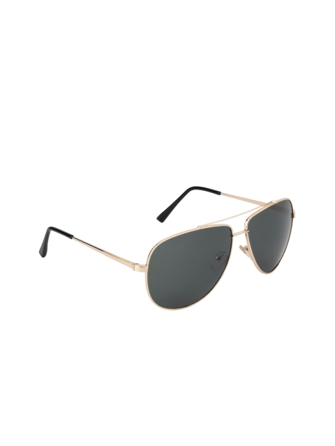 

Gold Berg Unisex Green Aviator Sunglasses