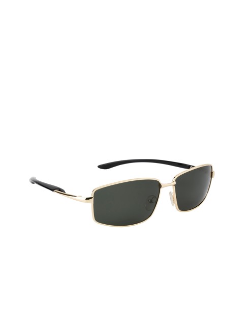

Gold Berg Unisex Green UV Protected Oval Sunglasses GB-2021_C8