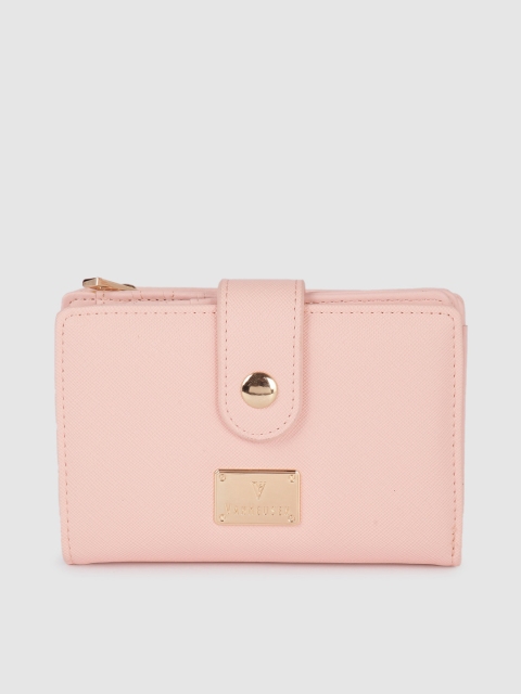 

Van Heusen Women Pink Solid Two Fold Wallet