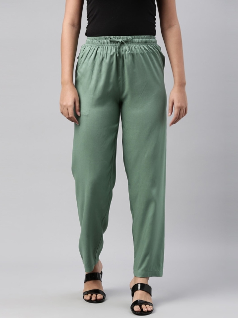

Go Colors Women Green Trousers