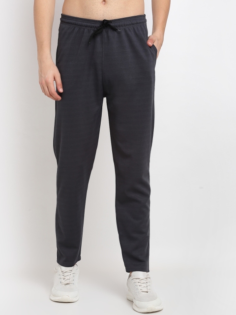 

JAINISH Men Grey Cotton Solid Track Pants