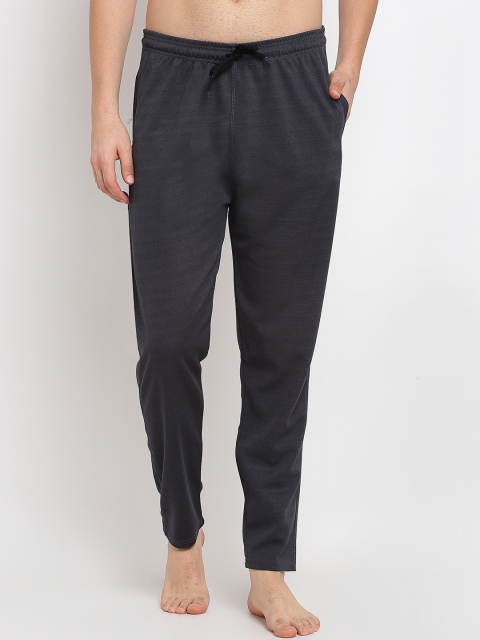 

Jainish Men Grey Solid Cotton Lounge Pants