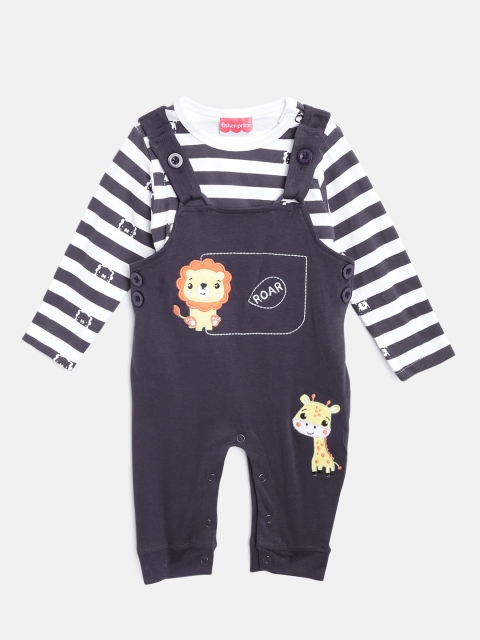 

Fisher Price X Moms Love Infant Boys Cotton Clothing Set, Charcoal