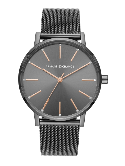 

Armani Exchange Women Gunmetal-Toned Dial & Bracelet Style Straps Analogue Watch AX5574, Metallic