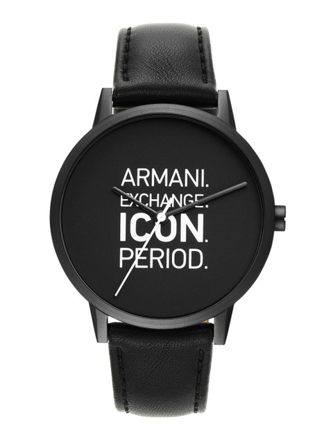 

Armani Exchange Men Black Printed Dial Analogue Watch AX2732