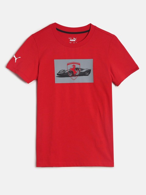 

Puma Kids Red Printed T-shirt