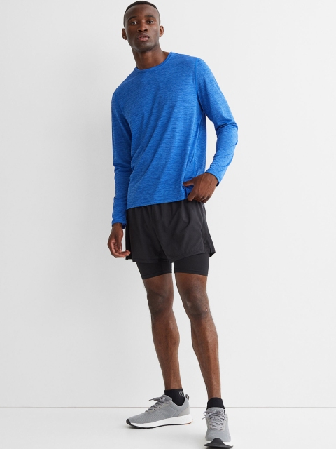

H&M Men Blue Regular Fit Running top