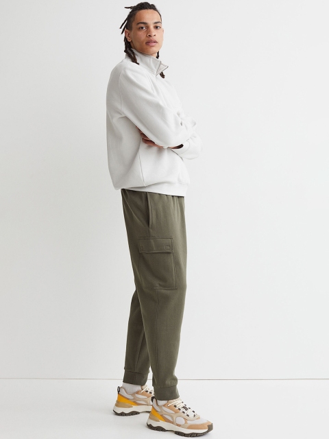 

H&M Men Green Cargo joggers