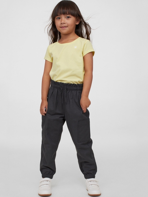 

H&M Girls Grey Cargo Joggers