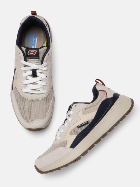 

Skechers Men Taupe HEMINGER - ODELLO Leather Lightweight Sneakers