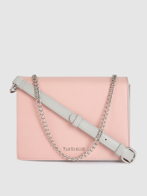 

Van Heusen Pink Solid Sling Bag