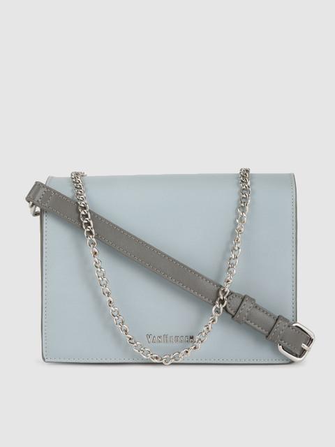 

Van Heusen Blue PU Structured Sling Bag