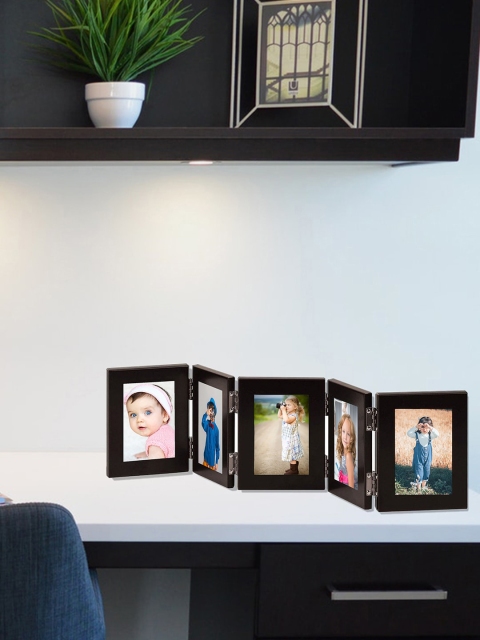 

WENS Black Table Top Quinary Picture Photo Frames