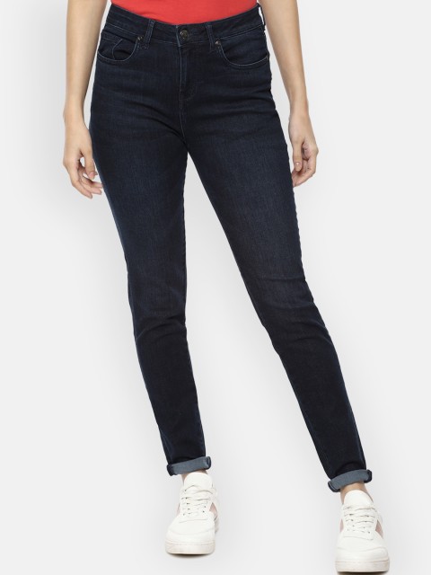 

Van Heusen Woman Navy Blue Slim Fit Jeans