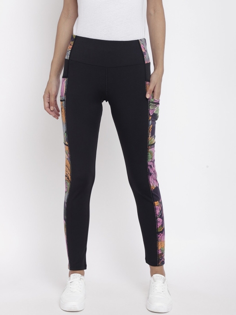 

Chkokko Women Black Solid Tights