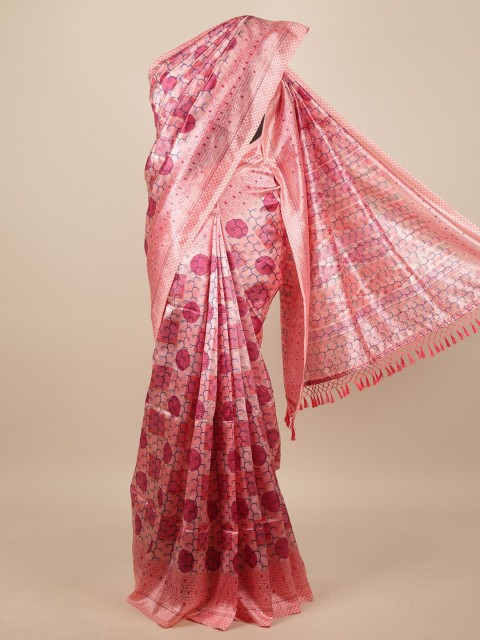 

Pothys Pink Printed Saree