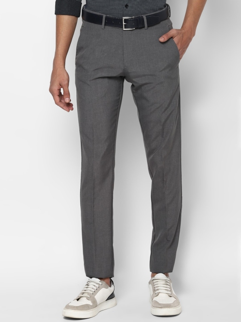 

Allen Solly Men Grey Slim Fit Formal Trousers