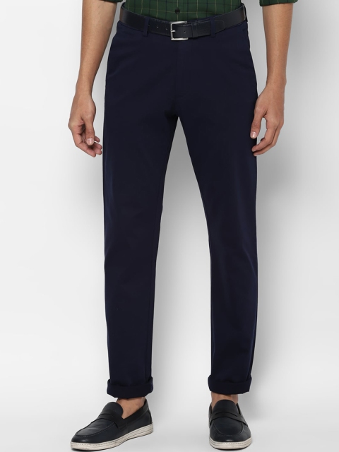 

Allen Solly Men Navy Blue Trousers