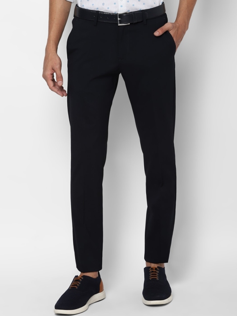 

Allen Solly Men Black Slim Fit Trousers
