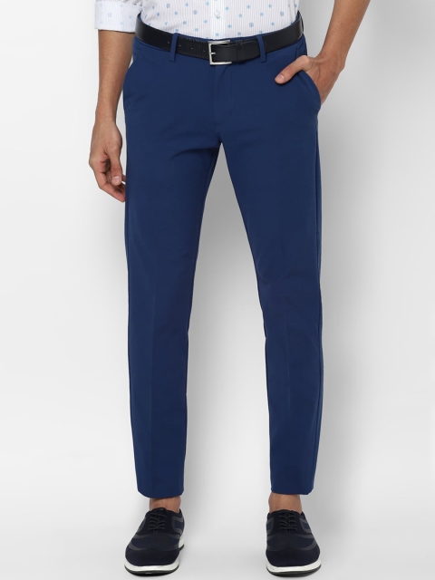 

Allen Solly Men Navy Blue Slim Fit Trousers