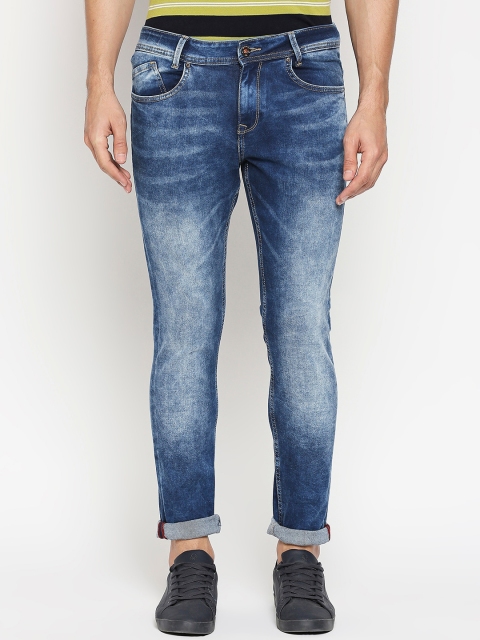 

Mufti Men Blue Skinny Fit Heavy Fade Jeans