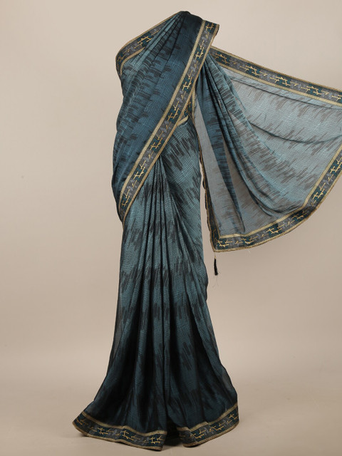 

Pothys Grey & Black Abstract Printed Saree