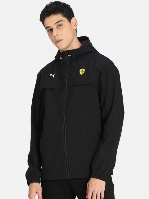 

PUMA Motorsport Men Black Geometric Sporty Jacket