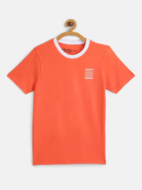 

HERE&NOW Boys Orange T-shirt