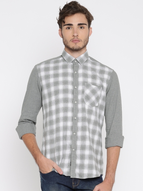 

Killer Men Grey Checked Casual Shirt