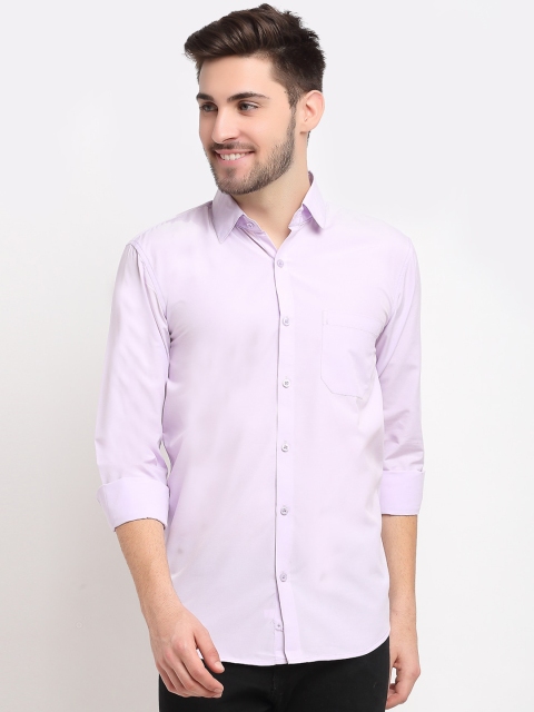 

JAINISH Men Purple Opaque Casual Shirt