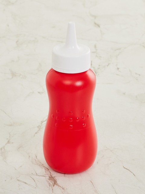 

Home Centre Red & White Solid Fiesta Sauce Bottle
