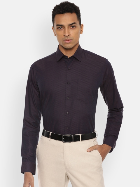 

Van Heusen Men Purple Slim Fit Opaque Formal Shirt