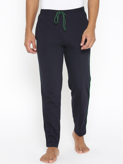 

PORTBLAIR Men Navy Blue Solid Lounge Pants