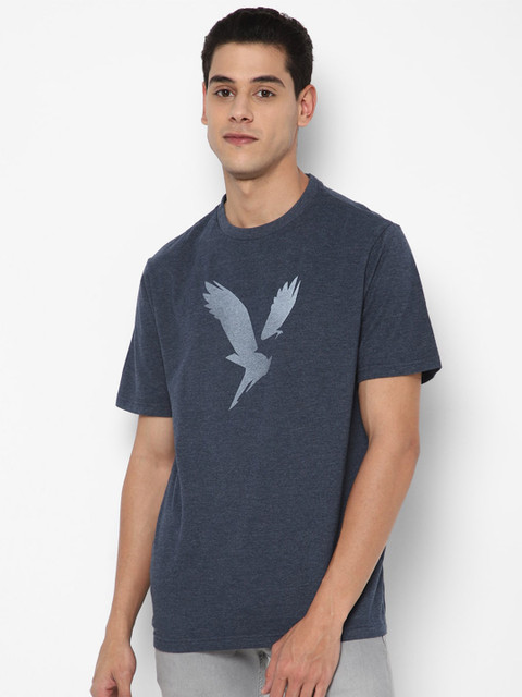 

AMERICAN EAGLE OUTFITTERS Men Blue Printed T-shirt
