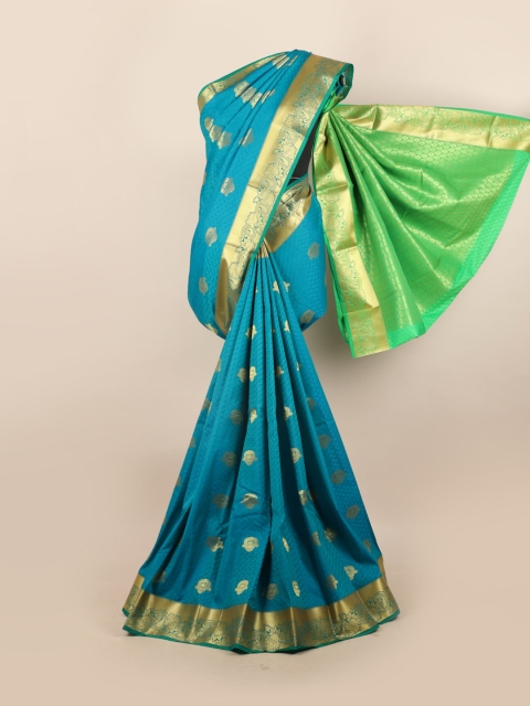 

Pothys Women Blue Pure Silk Saree