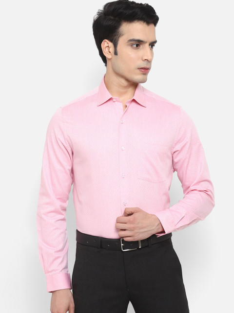 

Turtle Men Pink Slim Fit Opaque Casual Shirt