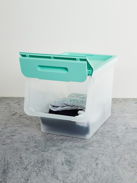 

Home Centre Multicolor Polypropylene Stackable Storage Bin, Multi