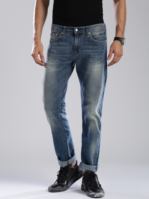 

Levis Men Blue 511 Slim Fit Low-Rise Low Distress Stretchable Jeans