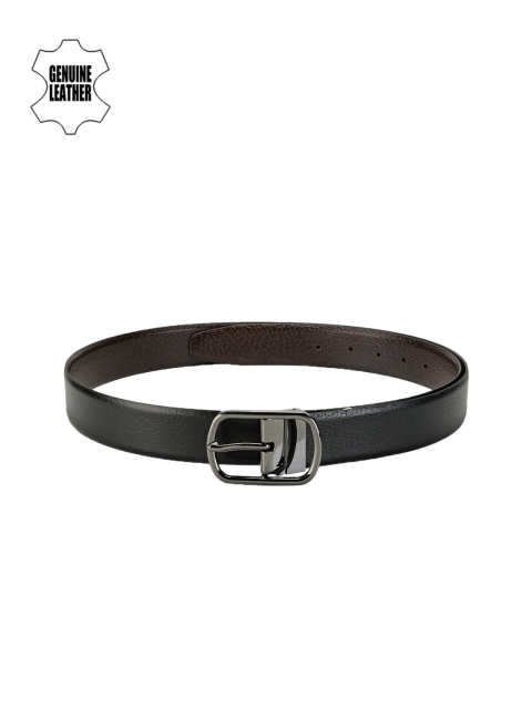 

Teakwood Leathers Men Black Leather Belt