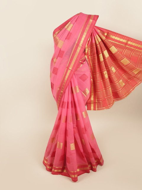 

Pothys Pink Woven Design Saree