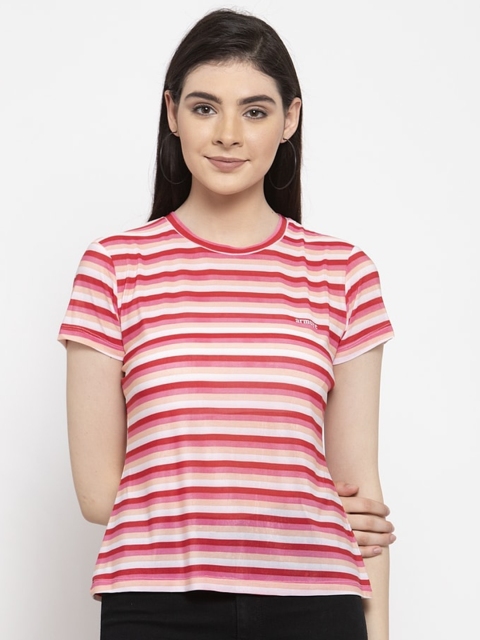 

armure Multicoloured Striped Regular Top, Multi